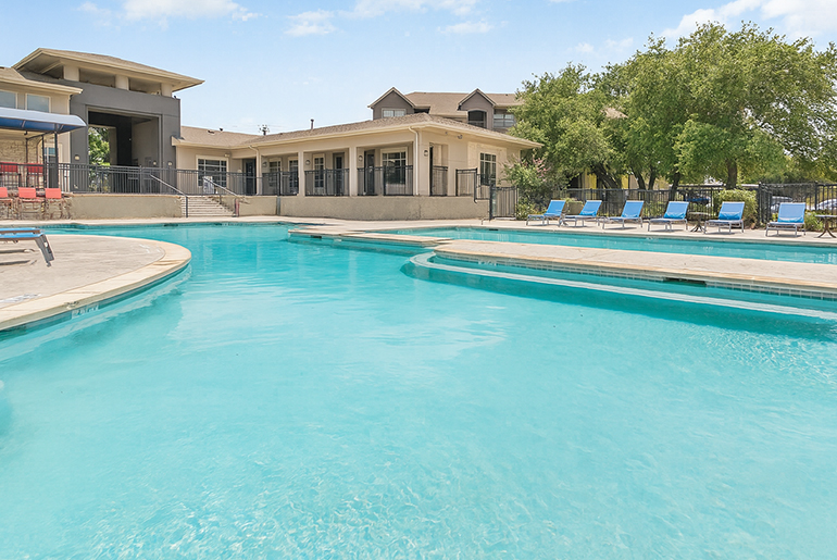 resort style pool
